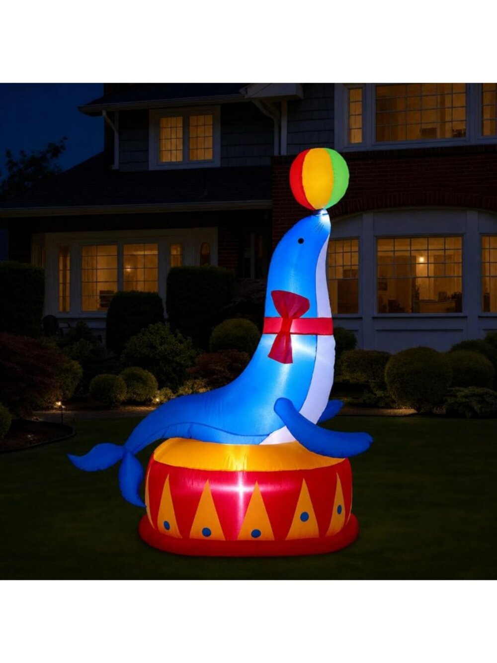 5 FT Inflatable Seal for Circus Carnival Party - Fun Outdoor Indoor Decor